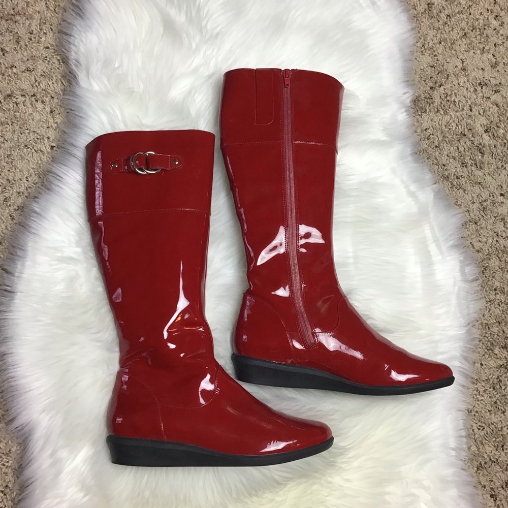 Cole Haan Nike Air Red WaterProof Boots